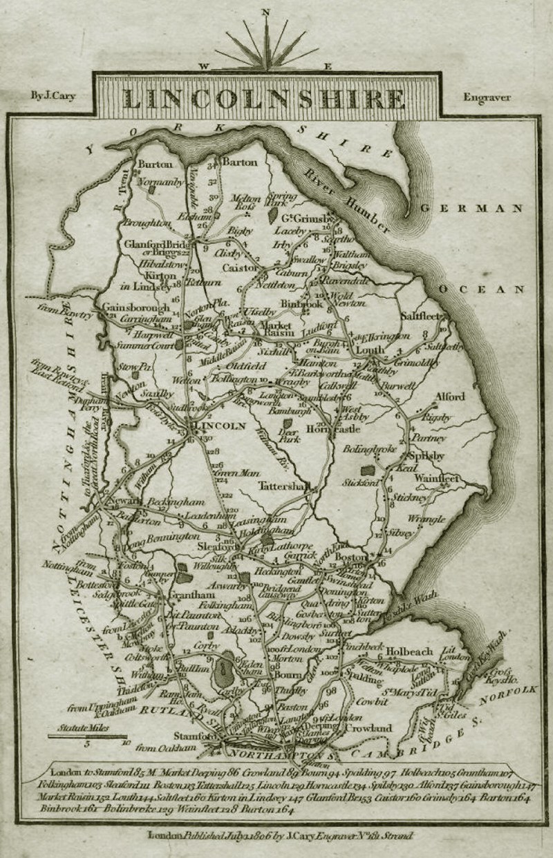 old map Lincolnshire 109SW repro Skirbeck 1906 Boston 